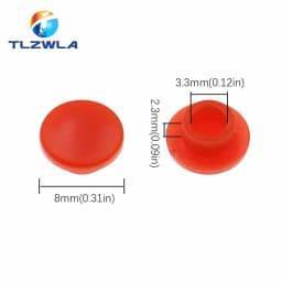 100Pcs Tactile Push Button Cap A29 Switch Button Hat Diameter 8mm Inner Hole id 3.1/3.2/3.4mm For 6 * 6 mm Tact Micro Switch