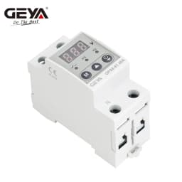 GEYA GPS8 Din Rail Over Current Protector Over Voltage Under Voltage Protective Device 40A 63A 80A 220VAC