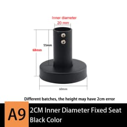 Bathroom Shower Lift Rod Fixed Base/Lift Pipe Bracket/Extended Lengthened Wall Distance Repair Accessories