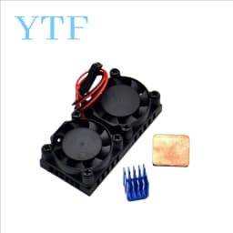 1set Dual Fan Cooling System Module With Heat Sink for Raspberry Pi 4B 3B+ Model + (Plus) not include Raspberry Pi Module