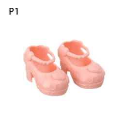 3.8*2.3cm Cute Doll Shoes High-quality Bow Cartoon Pattern Mini Shoes For 30cm American 1/6 BJD Dolls Toys Sandals Accessorie