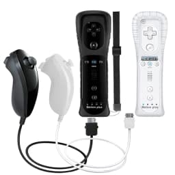 1pcs/2pcs Controller for Wii Remote Controller Gamepad Built-in Motion Plus Control For Wii/Wii U Console Wireless Game pad