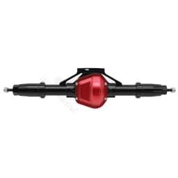 Metal CNC Front Rear Axle with Servo Base for 1/10 RC Rock Crawler Car Axial SCX10 RC4WD D90 Upgrade Parts