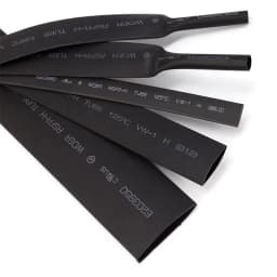 2:1 5M/100M Black Polyolefin Shrinking Assorted Heat Shrink Tube Wire Cable Insulated Sleeving Tubing Wire Connector Protector