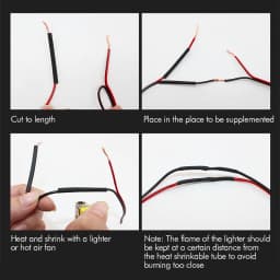 2:1 5M/100M Black Polyolefin Shrinking Assorted Heat Shrink Tube Wire Cable Insulated Sleeving Tubing Wire Connector Protector