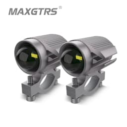 15W Super Bright Tri-model Motorcycle LED Headlight W/ Mini Projector Lens Car ATV Driving Foglight Auxiliary Spotlight