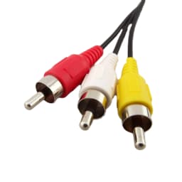 1pc 5ft 4 Pin S-Video Male To 3 RCA Male Plug AV Audio Video Adapter Connector Cable for DVD PC TV