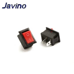 10/50/100PCS Push Button Switch 10x15mm SPST 2Pin 3A 250V KCD11 Snap-in on/Off Rocker Switch 10MM*15MM Black Red and White