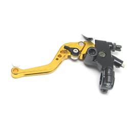 Alconstar- 7/8" 22mm Motorcycle Clutch Brake Master Cylinder Reservoir Levers Kit Fluid Reservoir Set For Honda For Kawasaki KLX