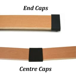 12PCS Black Plastic Square Replacement Sofa Bed Slat Centre End Caps Holder Inner Rubber Sleeve For Wooden Bed Bunks Frame Parts