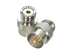 1Pcs UHF PL259 SO239 to UHF / BNC Male plug & Female jack Bulkhead & 4-holes Flange RF Coaxial Adapter connector Test Converter