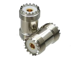 1Pcs UHF PL259 SO239 to UHF / BNC Male plug & Female jack Bulkhead & 4-holes Flange RF Coaxial Adapter connector Test Converter