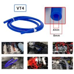Universal 3/4/6/8/10/12/14/16mm Silicone Vacuum Hose - Heat-Resistant Fuel/Oil Line for Car Motorcycle Racing Car Accessories