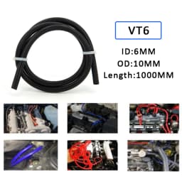 Universal 3/4/6/8/10/12/14/16mm Silicone Vacuum Hose - Heat-Resistant Fuel/Oil Line for Car Motorcycle Racing Car Accessories