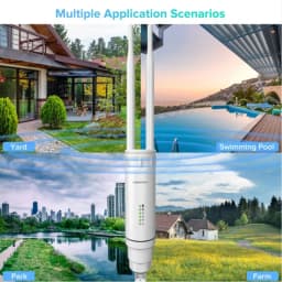 COMFAST AC1200 High Power Outdoor WiFi AP Dual Band 2.4G 5G Long Range Repeater IP66 Waterproof for Farm Rural Yard Roof
