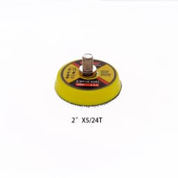 2pcs 2Inch 50mm Back-up Sanding Pad 3mm Shank or M6 5/16-24T Thread Hook and Loop Sanding Discs for Dremel Accessories