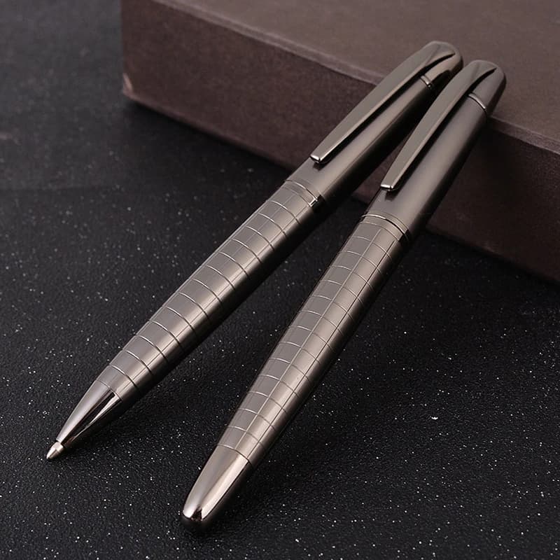 Luxury Heavy Feel Metal Ballpoint Pens School Business Office Signature Roller Pen Writing Ballpen Student Stationery Supplies