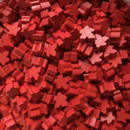 12PCS Wooden Humanoid Meeples Pawn Chess Pieces 12 Colors Standard Size 16mm For Meeple Carcassonne Board Game Accessories