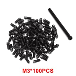 INJORA M2 M2.5 M3 Steel Scale Beadlock Ring Screws 1.9 2.2 Wheel Rims for 1/10 RC Crawler Car TRX4 Axial SCX10 AXI03007 VS4-10