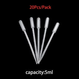 0.2/0.5/1/2/3ML Disposable Plastic Transfer Graduated Pipettes for SIlicone Epoxy Resin Mold DIY Jewelry Making Squeeze Pipettes