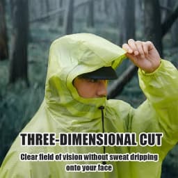 Naturehike Rain Jacket Waterproof 3 in 1 Multifunction Raincoat 210T 20D Canopy Rainwear Camping Mat Windbreaker Bike Poncho