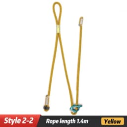 XINDA High Quality Adjust Cowstail Positioning Lanyard Adjuster For Ascending Descending Rock Climbing SRT Caving