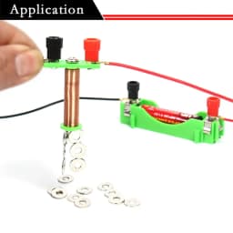 Demonstration of Original Secondary Coil Physical Electromagnetic Electromagnet Set Educational Laboratory Electrical Equipment