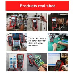 UNI T Professional Digital Multimeters UT61B+ UT61E+ UT61D+1000V Analog Multimeter Resistance Capacitance Test Multi Tester