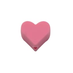 Cute-Idea 10PCs Heart Teether Pacifier Pendants Accessories Chain BPA Free Chewable Teething Soft Baby Product Food Grade