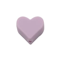 Cute-Idea 10PCs Heart Teether Pacifier Pendants Accessories Chain BPA Free Chewable Teething Soft Baby Product Food Grade