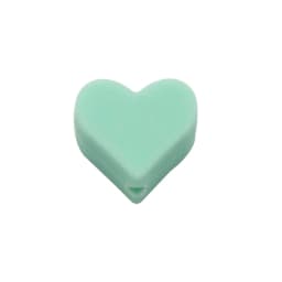 Cute-Idea 10PCs Heart Teether Pacifier Pendants Accessories Chain BPA Free Chewable Teething Soft Baby Product Food Grade
