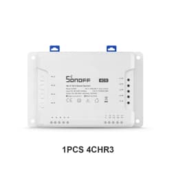 SONOFF-WiFi Smart Switch Module, Voice Control, Interlock Inching Mode via eWeLink App, Support Alexa and Google, 4CHR3/4CHPROR3