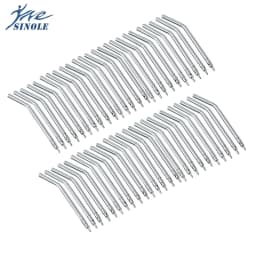 10pcs Dental 3 Way Syringe Tips Air Water Spray Triple Syringe for 3 Way Tube Stainless Steel Syringe Spray Nozzles Tips