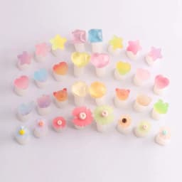 8Pcs Candy Silicone Toe Separator Foot Finger Divider Form Manicure Pedicure Care Nail Art Tool Daisy Flower Holder Accessory