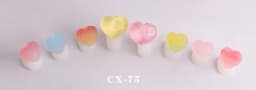 8Pcs Candy Silicone Toe Separator Foot Finger Divider Form Manicure Pedicure Care Nail Art Tool Daisy Flower Holder Accessory