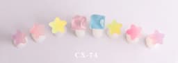 8Pcs Candy Silicone Toe Separator Foot Finger Divider Form Manicure Pedicure Care Nail Art Tool Daisy Flower Holder Accessory