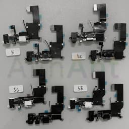 AiinAnt USB Charging Port Charger Dock Connector Charging Flex Cable For iPhone 6 6s Plus 5S SE 2020 2022 Phone Repair Parts