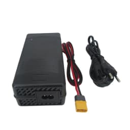 48V 4A Li Ion Charger 54.6V 4A XLR For 13S 48 Volt Lithium Battery Charger with Fan XT60 DC GX16 Connector