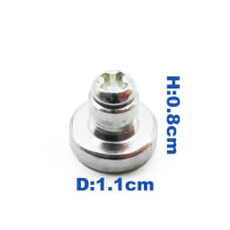 10Sets/lot M3 H:8-10 mm Magnet Column Magnetic Screw For LED Ceiling Light Mounting Cylinders Magnet Kits Of Lamp Fitting Plate