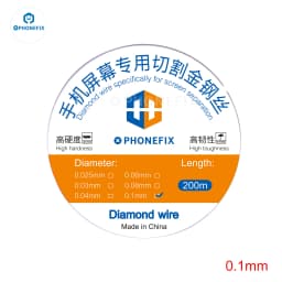 0.025 0.03 0.04 0.06 0.08 0.1mm Molybdenum Wire LCD Cutting Line for Iphone Samsung Glass Screen Split Separator Mobile Repair