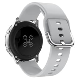 Silicone Original 20mm band Strap For Samsung Galaxy Watch Active 2 40/44mm / 3 41mm smartwatch wristband For Huawei GT 2 42mm