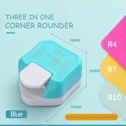 4mm 7mm 10mm Corner Rounder Border Punch R4R7R10 Round Corner Cutter Scrapbooking for DIY Handmade Craft Planner Photo Card Tool