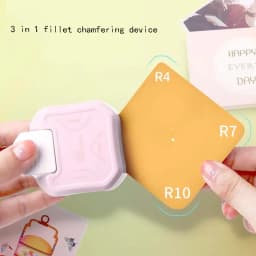 4mm 7mm 10mm Corner Rounder Border Punch R4R7R10 Round Corner Cutter Scrapbooking for DIY Handmade Craft Planner Photo Card Tool