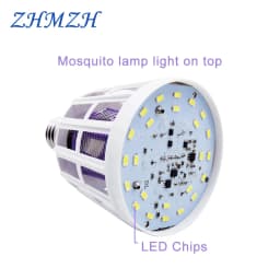 AC220V UV LED Bulb 9W Mosquito Killer Lamp Bulbs LED Electric Shock Mosquito Killer Lamp Mosquito Trap Insect Killer Light Bulb