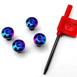 1911 Grips Screws Stainless Steel CNC T8 Plum Screw 1911 Roasting Blue Grip Nail