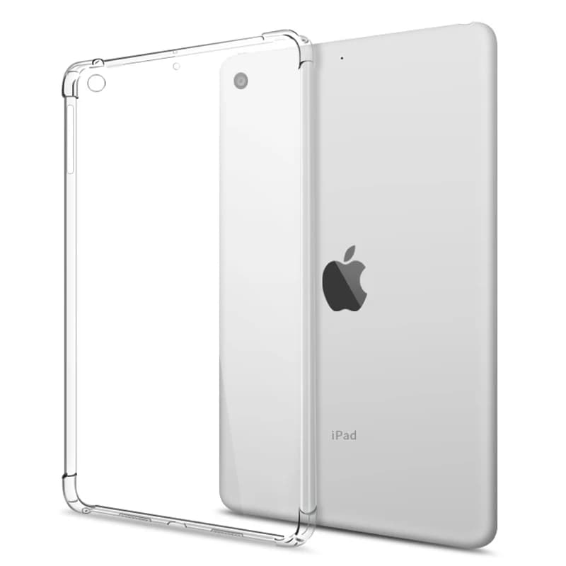 Shockproof Silicone Case For iPad Air 2 9.7‘’ 2014 A1566 A1567 air2 9.7 TPU Flexible Bumper Clear Transparent Back Cover