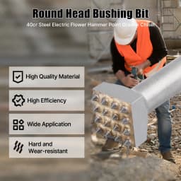 12/16Teeth SDS PLUS Shank Electric Hammer Carbide Chisel Drill Bit For Gouging The Surface Of Concrete Cement Wall Slab Viaduct