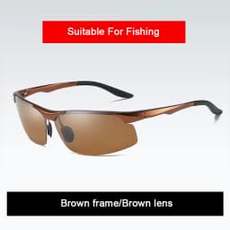 Sunglasses For Men Fashion Day Glasses For Night Vision Photochromic Outdoor Driving Rimless Male Polarized UV400 Lens VT2173