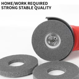 4"-5" Nylon Fiber Polishing Wheel Non woven Abrasive Wheel Nylon Fiber Polishing Wheel Abrasive Disc For Metal Stainless Steel
