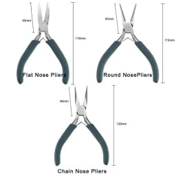 12 Styles High Quality Chrome Vanadium Stainless Steel End Cutting Wire Pliers Hand Tools DIY Jewelry Findings Making Pliers Set